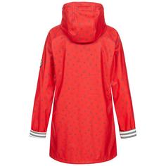 Rückansicht von ANKERGLUT ANKERGLUTZAUBER Regenjacke Damen red