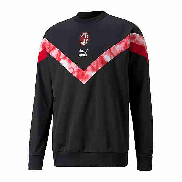 PUMA AC Mailand Iconic MCS Sweatshirt Sweatshirt schwarzrot