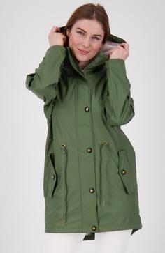 Rückansicht von ANKERGLUT ANKERGLUTLIEBE Regenjacke Damen olive