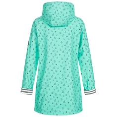 Rückansicht von ANKERGLUT ANKERGLUTZAUBER Regenjacke Damen turquoise