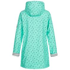 Rückansicht von ANKERGLUT ANKERGLUTZAUBER Regenjacke Damen turquoise