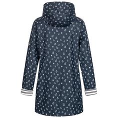 Rückansicht von ANKERGLUT ANKERGLUTZAUBER Regenjacke Damen navy