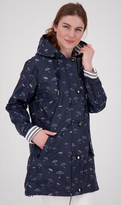 Rückansicht von ANKERGLUT ANKERGLUTBUCHT Regenjacke Damen navy
