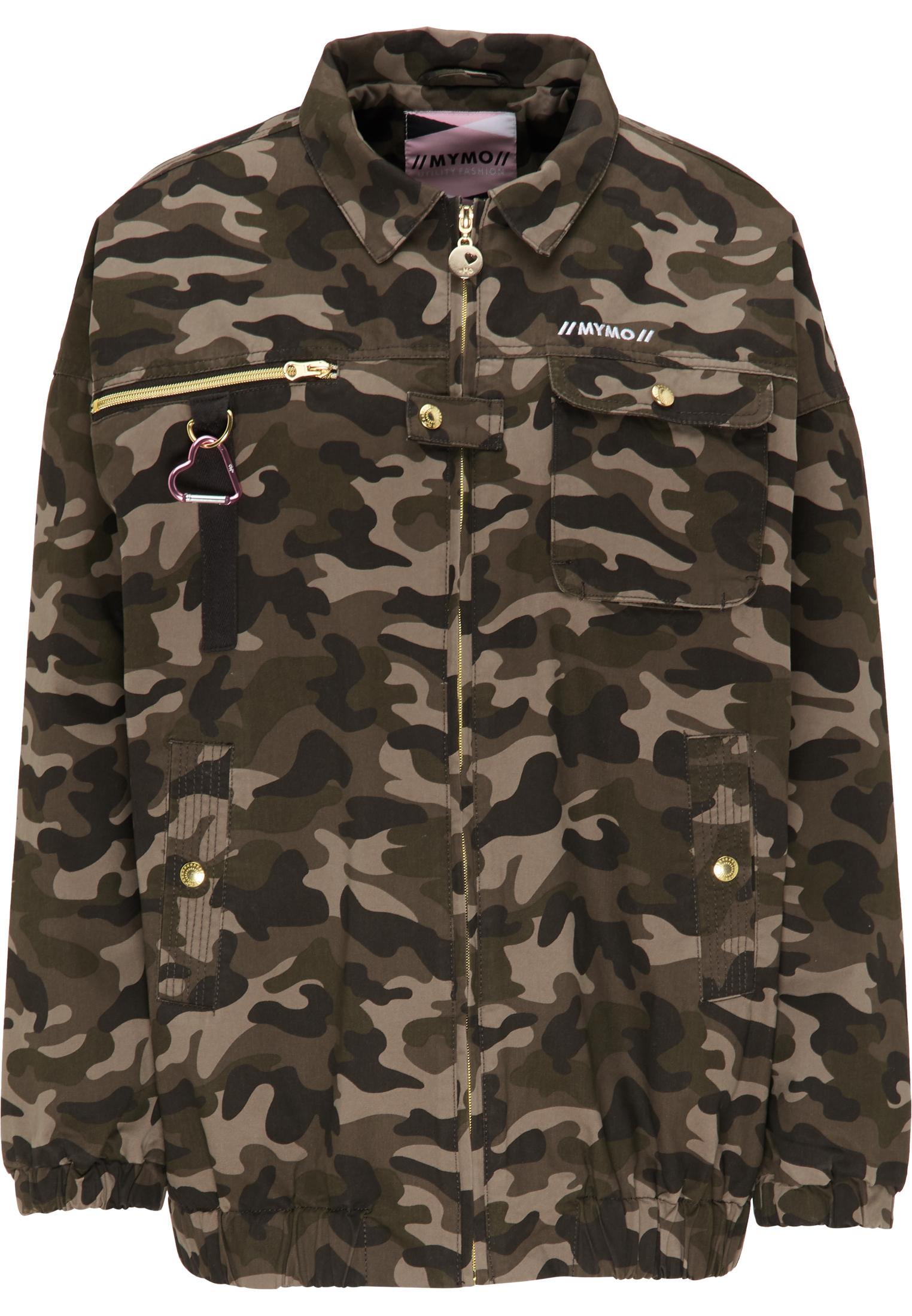 MYMO Kurzjacke Damen Camouflage