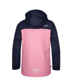 Rückansicht von Trollkids Nusfjord Regenjacke Kinder Marineblau/Violett