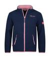 Trollkids Oppdal XT Fleecejacke M&auml;dchen - Marineblau/Violett