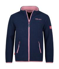 Trollkids Oppdal XT Fleecejacke M&auml;dchen - Marineblau/Violett