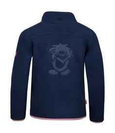 Rückansicht von Trollkids Oppdal XT Fleecejacke Kinder Marineblau/Violett