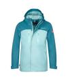 Trollkids Nusfjord Regenjacke Kinder - Blaugr&uuml;n/Wasserblau