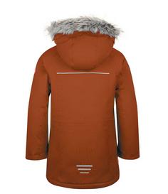Rückansicht von Trollkids Nordkapp Winterjacke Kinder Zimt