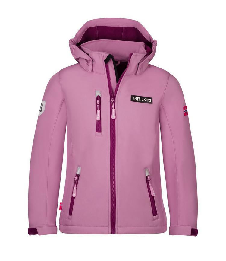 Trollkids Trollkids Preikestolen Softshelljacke M&auml;dchen - Violett/Pflaume - 0 | SportScheck