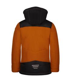 Rückansicht von Trollkids Norefjell Winterjacke Kinder Zimt/Dunkelblau