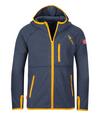 Trollkids Sandefjord Fleecejacke Kinder - Mystisches Blau/Goldgelb