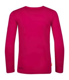 Rückansicht von Trollkids Pointillism Longshirt Kinder Lila/Dunkellila