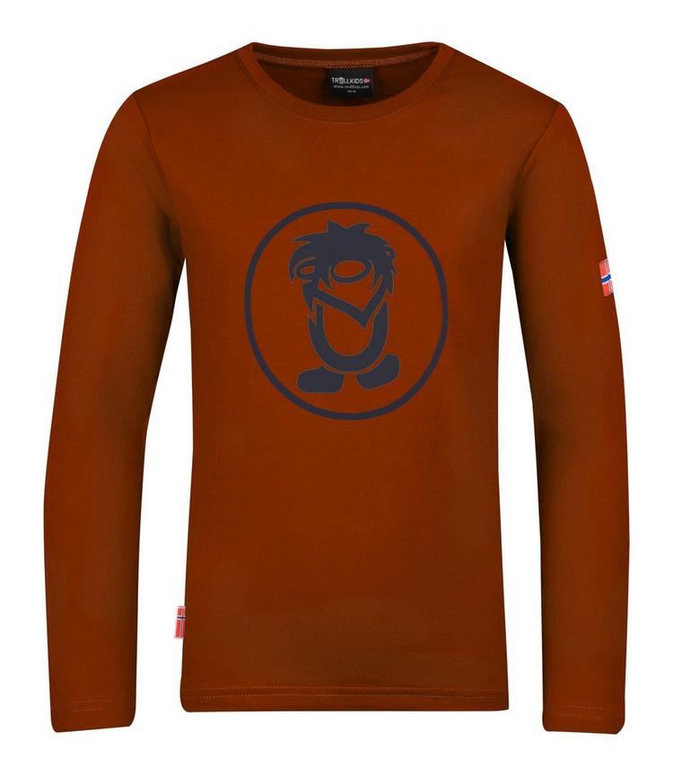 Trollkids Trollkids Troll Longshirt Kinder - Zimt/Dunkelblau - 0 | SportScheck
