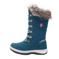 Rückansicht von Trollkids Holmenkollen Winterschuhe Kinder Blaugrün/Wasserblau