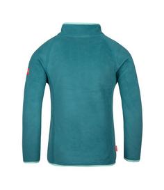 Rückansicht von Trollkids Nordland Fleecejacke Kinder Blaugrün/Wasserblau