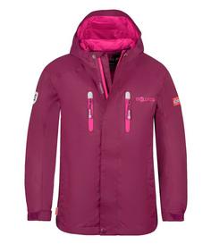 Trollkids Sognefjord PRO Regenjacke Kinder Pflaume/Feuerbeere/Violett