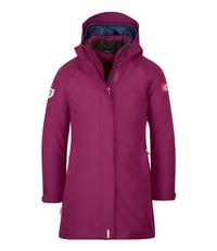 Trollkids Senja Doppeljacke M&auml;dchen - Pflaume/Marineblau