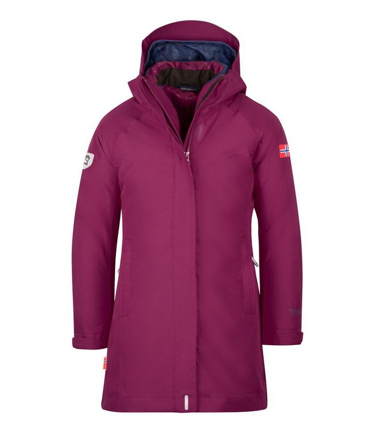 Trollkids Trollkids Senja Doppeljacke M&auml;dchen - Pflaume/Marineblau - 0 | SportScheck