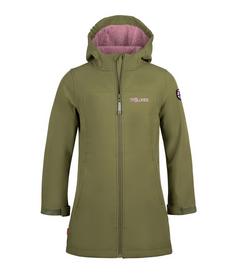 Trollkids Kristiansand Winterjacke Kinder Dunkel-Oliv/Violett