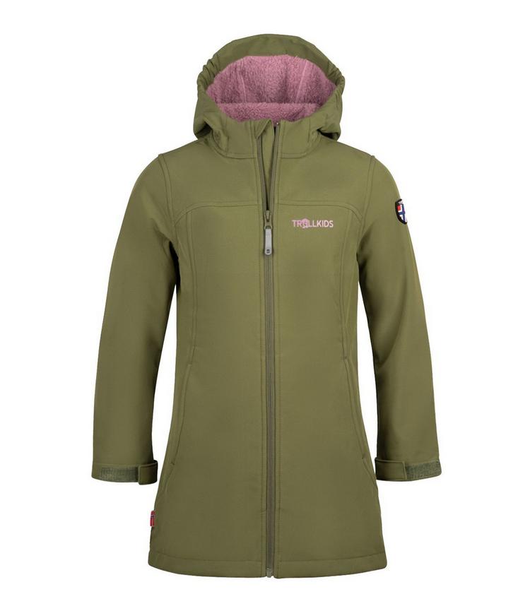 Trollkids Trollkids Kirkenes Funktionsjacke M&auml;dchen - Dunkel-Oliv/Violett - 0 | SportScheck