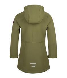 Rückansicht von Trollkids Kirkenes Funktionsjacke Kinder Dunkel-Oliv/Violett