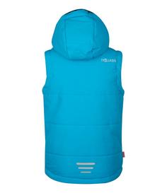 Rückansicht von Trollkids Narvik XT Outdoorweste Kinder Vivid-Blau/Nachtblau