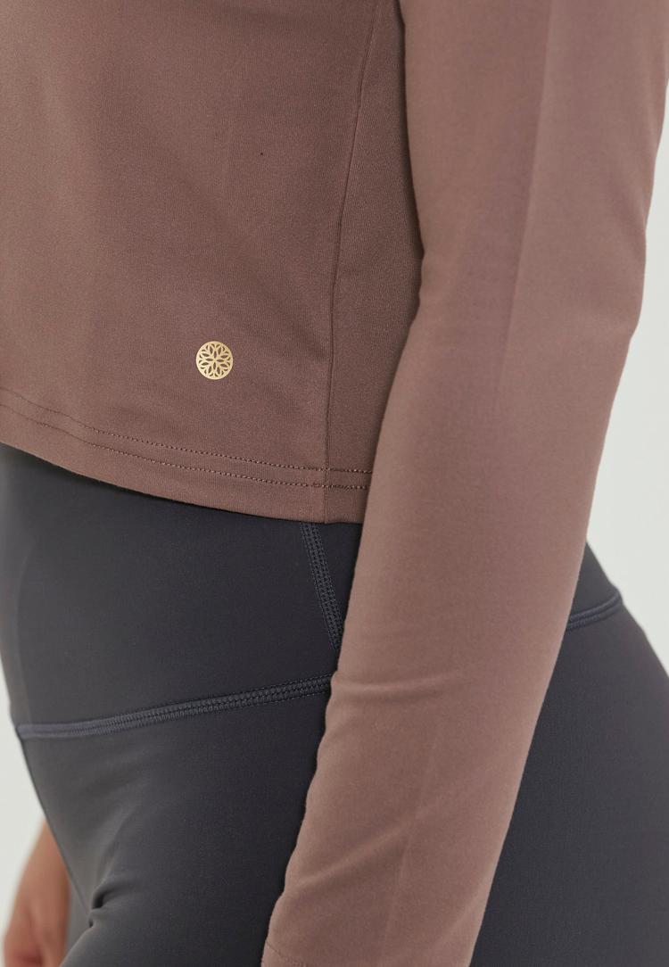 Athlecia Athlecia Kirillov Langarmshirt Damen - 5067 Deep Taupe - 5 | SportScheck