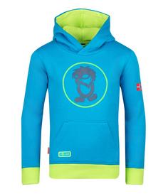 Trollkids Troll Hoodie Kinder Hellblau/Limette/Nachtblau