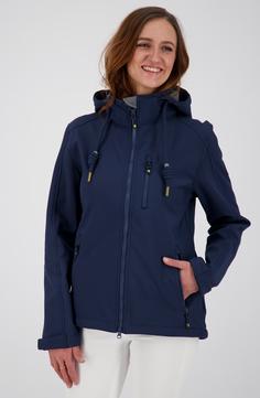 Rückansicht von ANKERGLUT ANKERGLUTFREUDE Softshelljacke Damen navy blazer