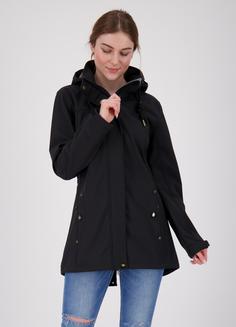 Rückansicht von ANKERGLUT ANKERGLUTBRISE Softshellmantel Damen black