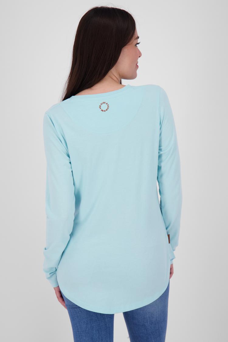 ALIFE AND KICKIN ALIFE AND KICKIN LeaAK A Langarmshirt Damen - ice melange - 2 | SportScheck