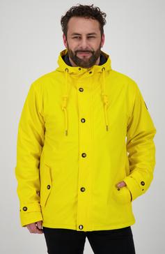 Rückansicht von ANKERGLUT ANKERGLUTHEIMAT Regenjacke Herren yellow