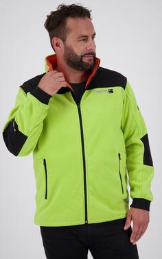 Rückansicht von DEPROC active CANADA MEN Fleecejacke Herren lime