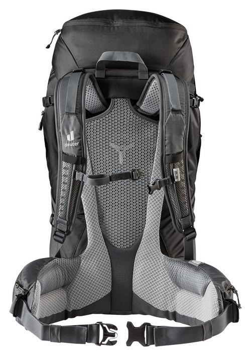 Rückansicht von Deuter Futura Pro 40 Wanderrucksack Herren black graphite