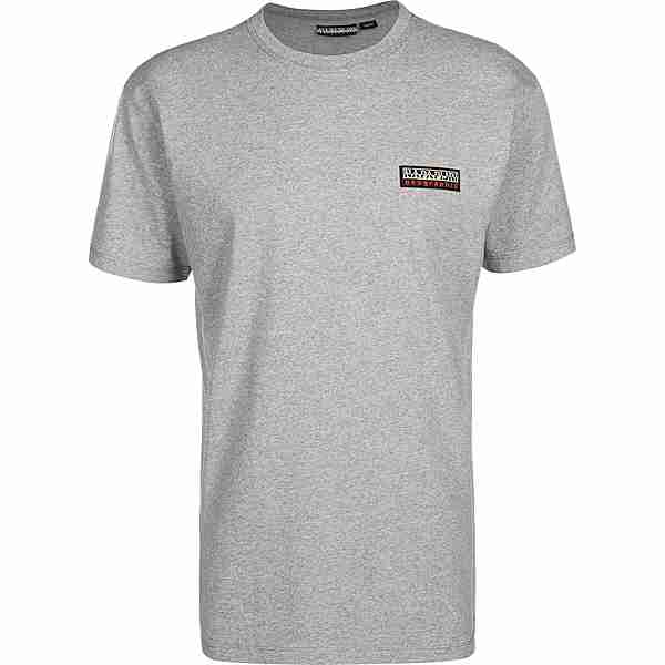 Napapijri Sase 1 T-Shirt Herren grau/meliert