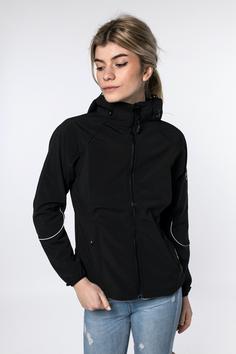 Rückansicht von DEPROC active NIGEL PEAK Women Softshelljacke Damen schwarz