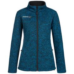 DEPROC active ELKFORD WOMEN Strickfleece Damen blau