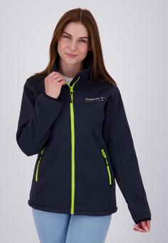 Rückansicht von DEPROC active WAVERLEY WOMEN Fleecejacke Damen anthrazite