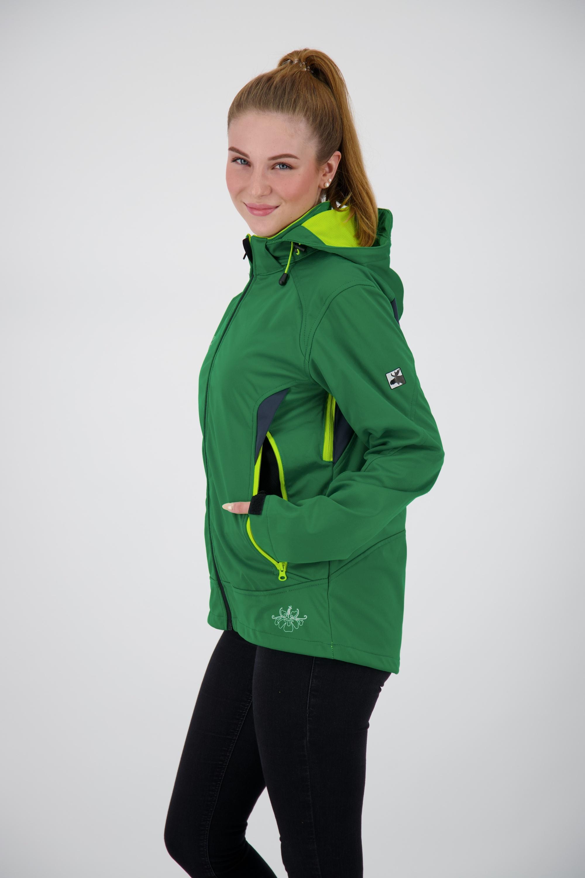 Softshelljacke Damen im Shop WOMEN active Downton Peak kaufen DEPROC Online SportScheck von grün