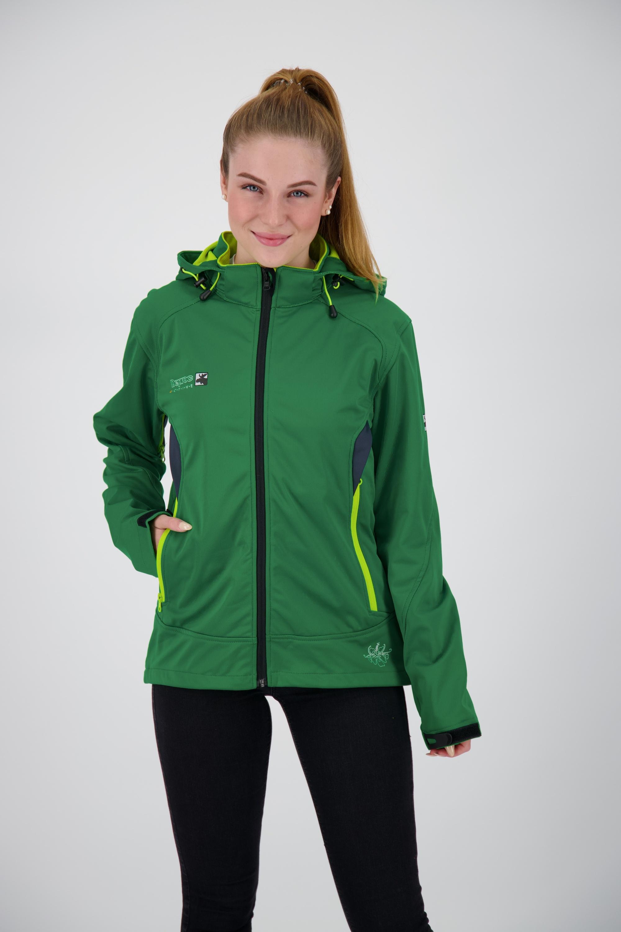 Damen SportScheck active WOMEN Online von im Shop kaufen DEPROC grün Downton Peak Softshelljacke