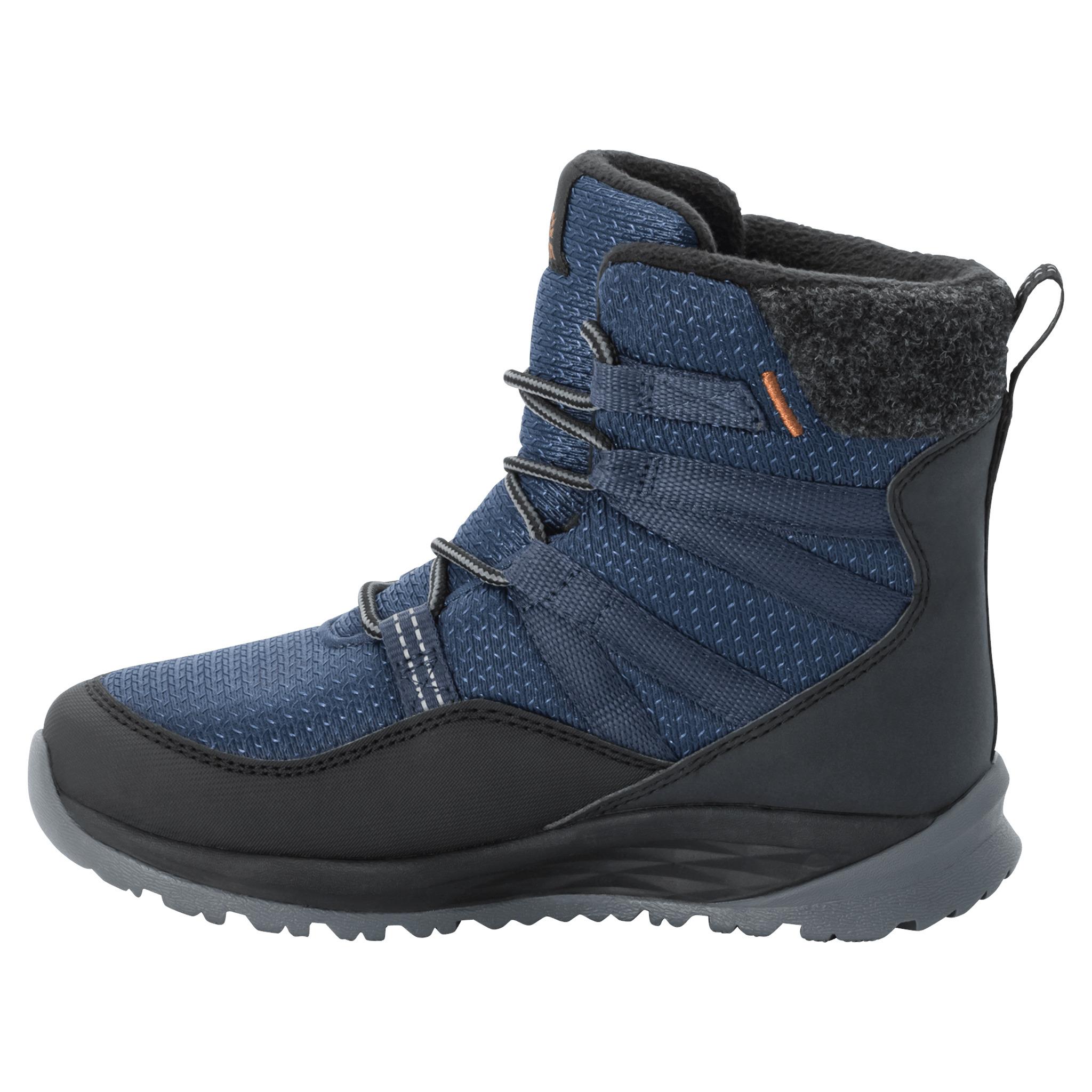 Jack Wolfskin POLAR BEAR TEXAPORE HIGH K Winterschuhe Kinder blue / black