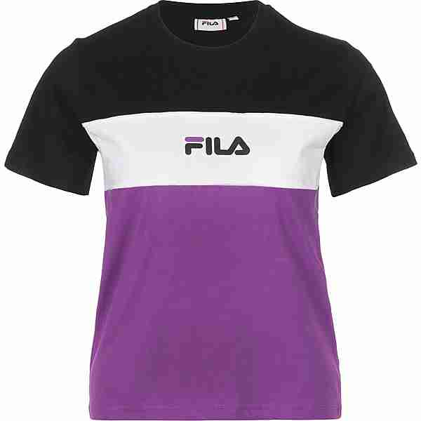 FILA Anokia Blocked T-Shirt Damen lila/blau