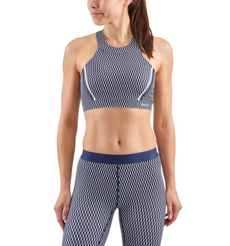 Skins Skins Speed BH Damen - Textured Square Navy/White - 3 | SportScheck