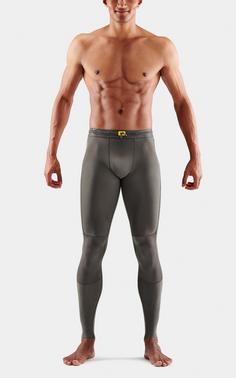 Rückansicht von Skins S5 Long Tights Tights Herren charcoal_2
