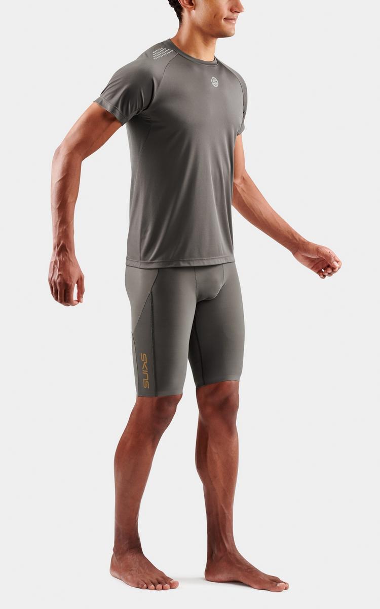 Skins Skins S3 Short Sleeve Top Funktionsshirt Herren - charcoal - 1 | SportScheck