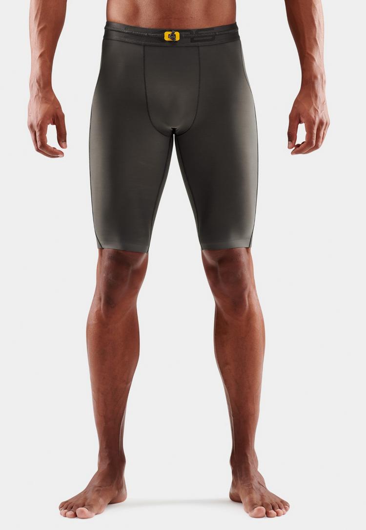 Skins Skins S5 Half tights Tights Herren - charcoal_2 - 0 | SportScheck