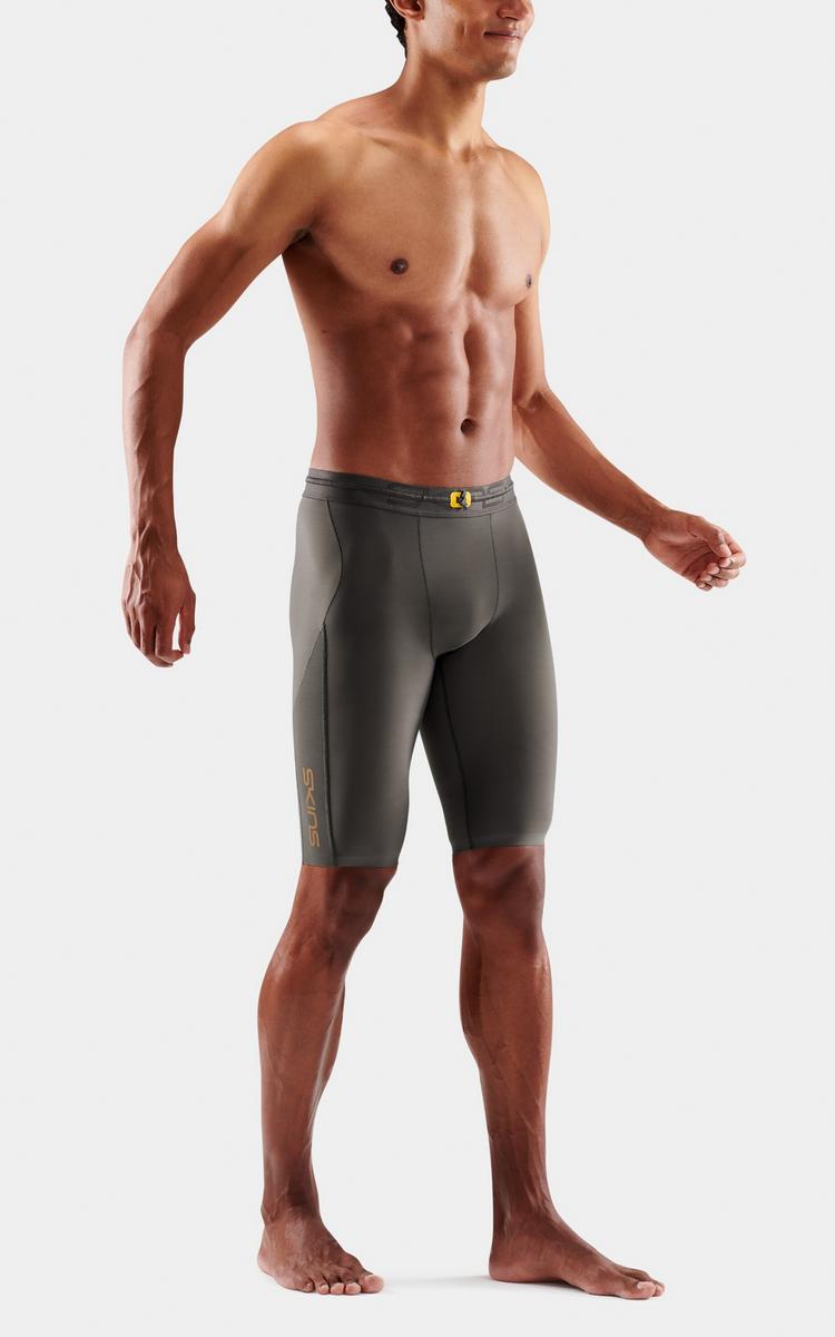 Skins Skins S5 Half tights Tights Herren - charcoal_2 - 2 | SportScheck