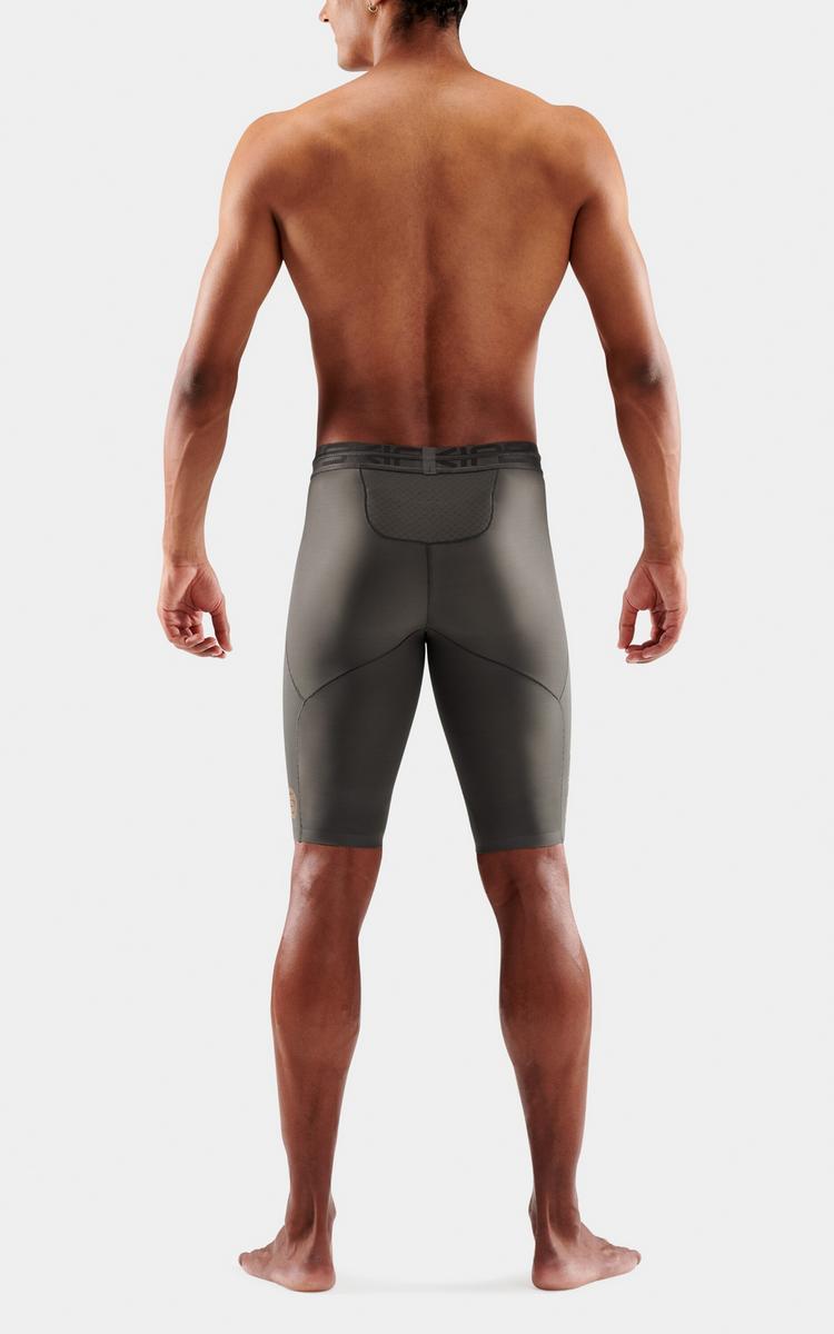 Skins Skins S5 Half tights Tights Herren - charcoal_2 - 5 | SportScheck